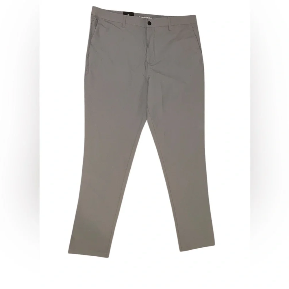 Banana Republic Gray Flat Front Pants